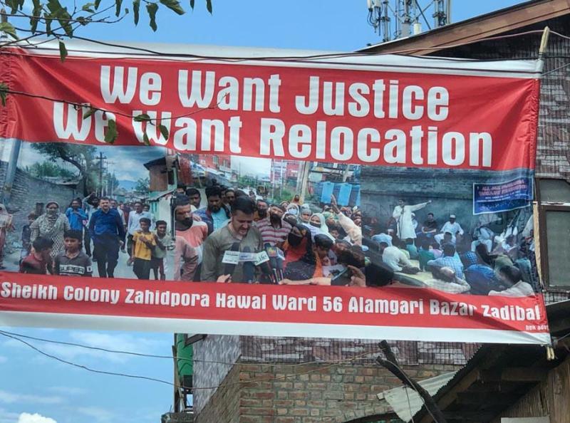 Demand for social justice in Kashmir.